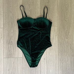 Green body suit